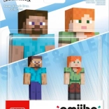 Amiibo Smash – Steve in Alex (2‑paket)