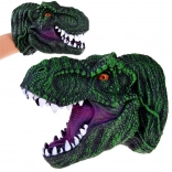 Gumijasta lutka na roko T‑Rex – realistična dinozavrova glava 19 cm
