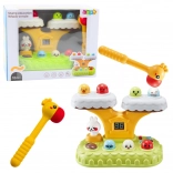 Interaktivna igra Whack‑a‑Mole za otroke z melodijami in 7 hitrostmi