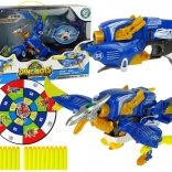 Dinoboti 2v1 dinozaver pterozaver na puščice s tarčo