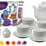 Ustvarjalni set za čaj DIY za barvanje porcelana