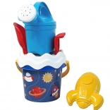 Androni komplet za peskovnik Vesolje s kanglico – majhen, 6-delni