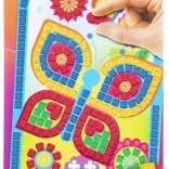 Ustvarjalni komplet mozaika po barvah – metalik, A5, motiv metulj