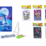 kreativni set diamond painting 10 × 15 cm s stojalom