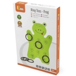 Lesena igra metanja obročev – žaba