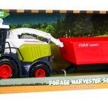 Interaktivni kombajn s prikolico in izsipalno cevjo, svetlobni in zvočni učinki, 3+