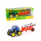 Traktor s plugom na vztrajnik 25 cm