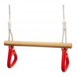 Gugalnica in bradlja z gimnastičnimi ročaji small foot