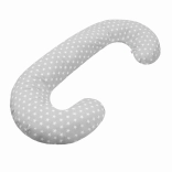 Univerzalni C-dojilni vzglavnik Sive zvezdice