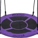 Gugalni krog štorkljino gnezdo PIXINO vijoličen