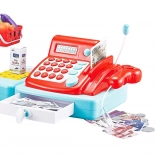 Otroška blagajna z dodatki ter svetlobnimi in zvočnimi učinki 33 cm