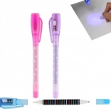 Tajno UV pero z nevidnim črnilom in dvojno kroglico 15 cm