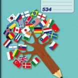 Slovarček A5, črtovano, 30 listov