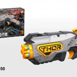 Otroška igrača blaster Blaze Storm siv + 20 varnih izstrelkov