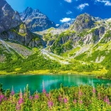 Sestavljanka 1000 kosov Zelene Pleso, Tatre, Slovaška