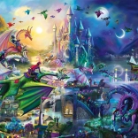 Nočna Zmajeva Tekma Puzzle 1000 Kosov