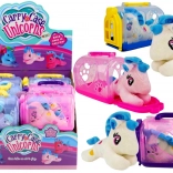 Majhen samorog s prenosko - Plišasta igrača