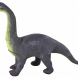 Velika figura dinozavra brahiozavra z zvokom 33 cm siva