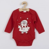 Dojenjsko bodi z dolgimi rokavi Winter Penguin od New Baby