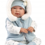 Novorojenčkovska realistična punčka Llorens z zvoki 44 cm