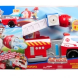 Tačke na patrulji gasilski avto Marshall – veliko interaktivno vozilo s projektili in mini reševalnim avtom