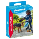 Figurka Playmobil Special Plus policist s službenim psom