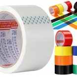 Beli akrilni pakirni trak 48 mm × 50 yd