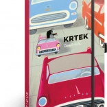 Beležnica Krtek in avtomobilček, črtasta 13 × 21 cm