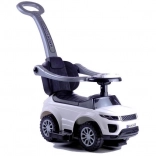 Otroško poganjalno vozilo z vodilno palico Sport Car, belo