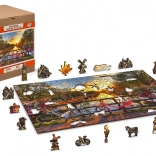 Lesene puzzle Kolesa v Amsterdamu