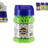 Plastične kroglice za otroško pištolo 6 mm, 1200 kosov, mešanica barv