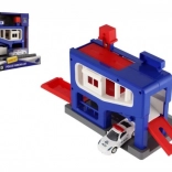 Policijska parkirna garaža z avtomobilčkom