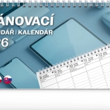 Notique namizni načrtovalni koledar 2026, 25 x 12,5 cm