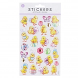 Nalepke z velikonočnimi piščančki