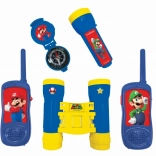 Pustolovski komplet s walkie-talkieji Super Mario za otroke