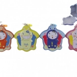 Otroška pločevinasta hranilnica s ključavnico 10 × 6 cm – 4 barve