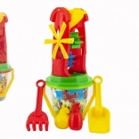 Komplet za pesek z mlincem in modelčki