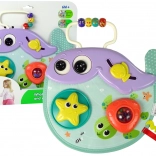 Interaktivni kit za dojenčke – ropotuljica in didaktična igrača