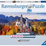 Ravensburger panoramska sestavljanka grad Neuschwanstein 1000 kosov