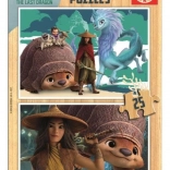 Lesene sestavljanke RAYA IN ZADNJI ZMAJ 2×25 kosov – EDUCA