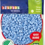 Playbox likalni biseri pastelno modra 1000 kos