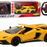 Tekmovalni RC avto 1:12 rumen z odpirajočimi se vrati