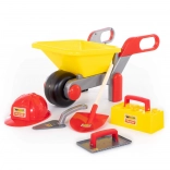 Otroški gradbeni set Wader Polesie z samokolnico