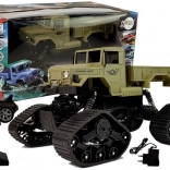 RC terenski pickup 1:12 s trakovi, rumen