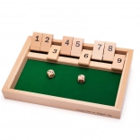 lesena igra Shut the Box BIGJIGS TOYS