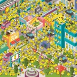 Sestavljanka 500 kosov Kje je Smiley?