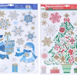 Božične okenske dekoracije 41 × 29 cm