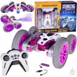 RC kaskaderski avtomobil s paro in LED učinki