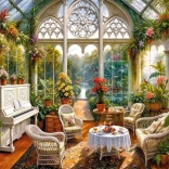 Cherry Pazzi sestavljanka Vrtna simfonija 2000 kosov