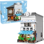 Konstruktor CADA japonska sushi trgovina z LED osvetlitvijo, 1665 koščkov